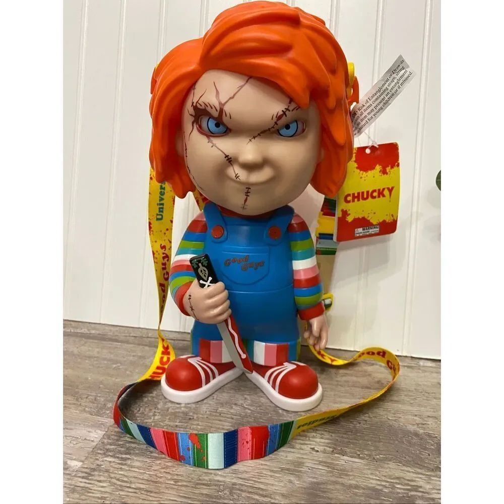 Chucky Universal Studios Good Guy Animated Popcorn Bucket NWT